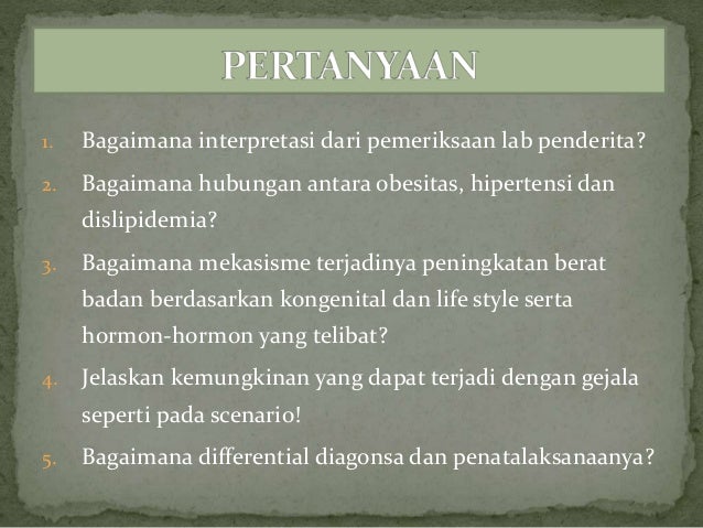 Pbl Berat badan meningkat Pbl Berat badan meningkat