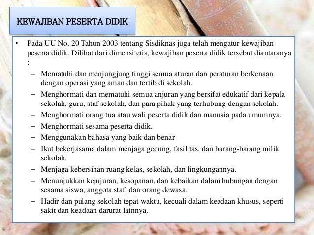 Pertumbuhan dan Perkembangan peserta didik