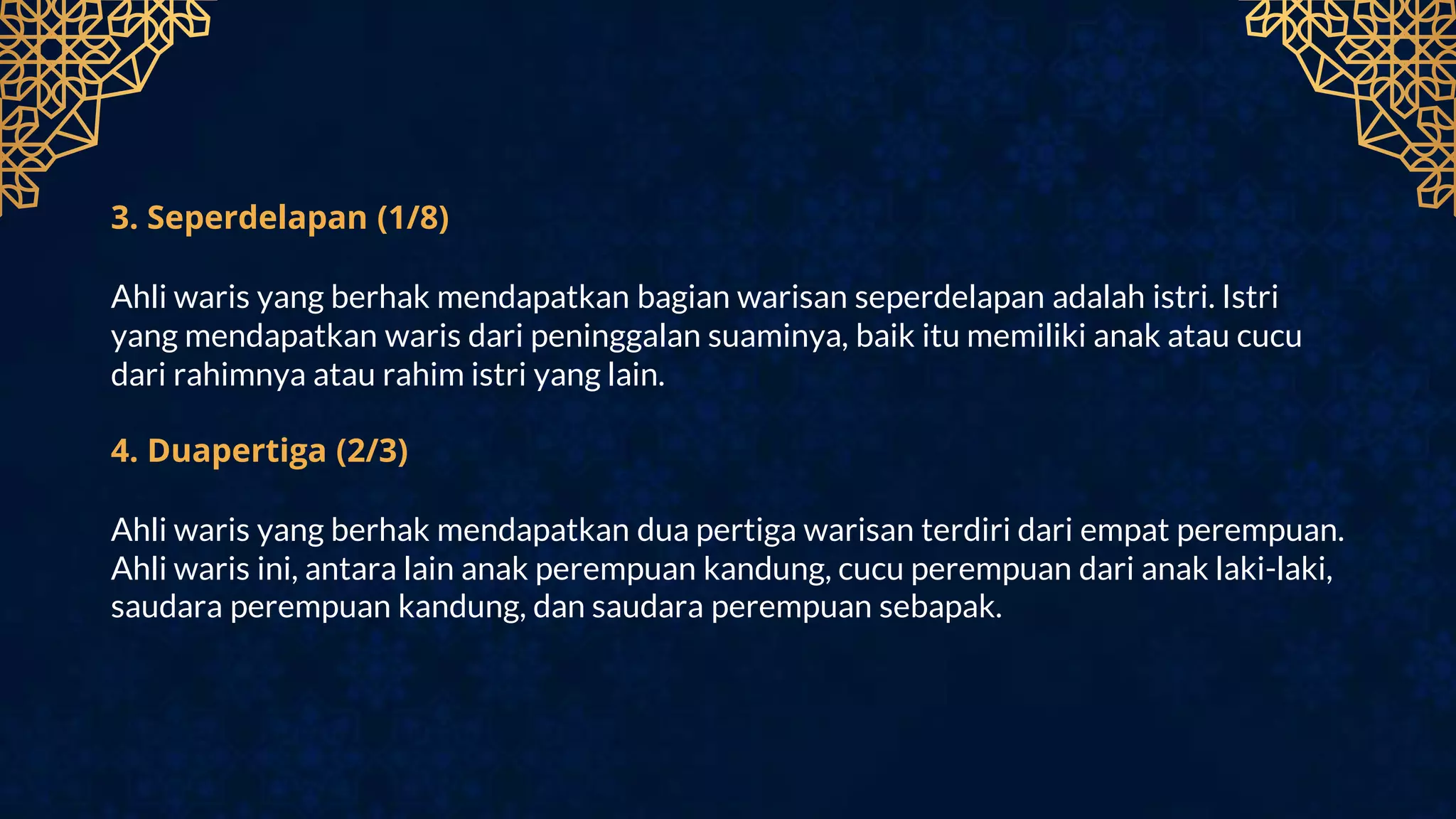 KEL 7-PPT AGAMA- Ilmu Faroid Pembagian Harta waris dan Ahli Waris.pptx