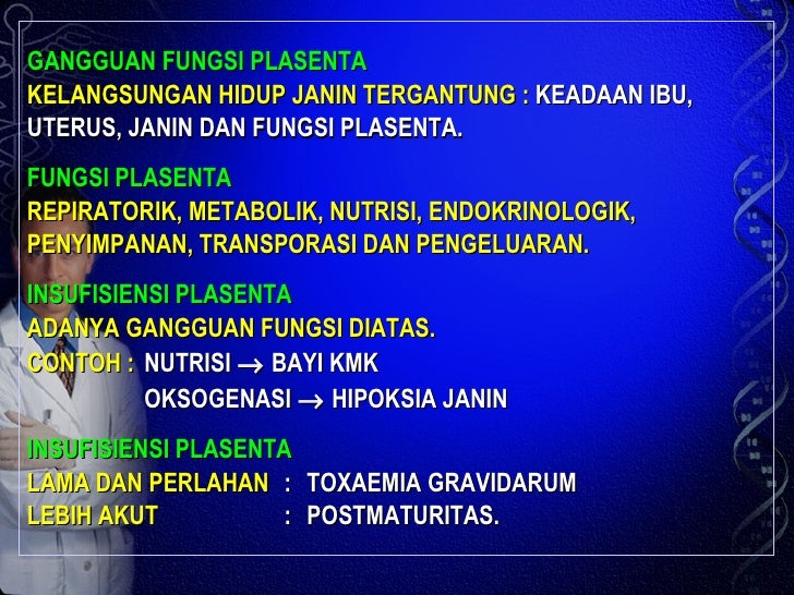 Kelainan air ketuban dan plasenta Kelainan air ketuban dan plasenta