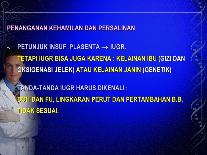 Kelainan air ketuban dan plasenta Kelainan air ketuban dan plasenta
