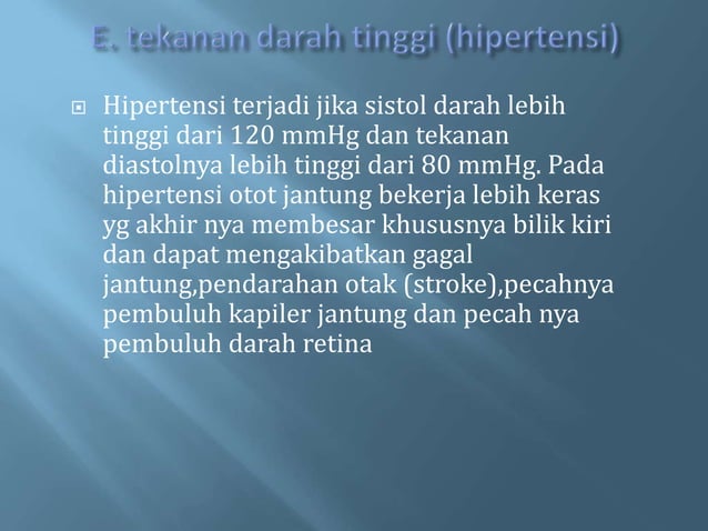 Kelainan & penyakit pada sistem peredaran darah | PPT
