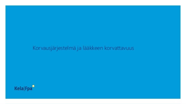 Esittelyaineisto Kela Ja Laakekorvaukset