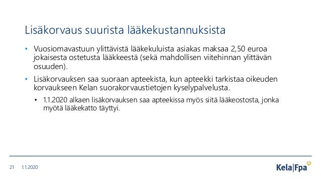 Esittelyaineisto Kela Ja Laakekorvaukset
