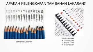 Kelengkapan rendering bagi tujuan membuat lakaran | PPT