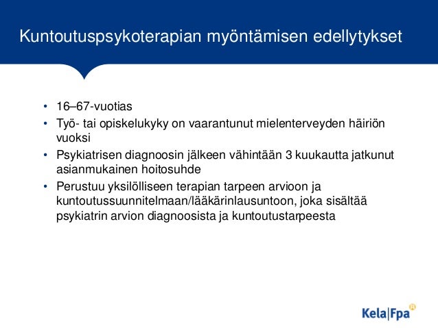 Kela harkinnanvarainen kuntoutus standardi Kela harkinnanvarainen kuntoutus standardi