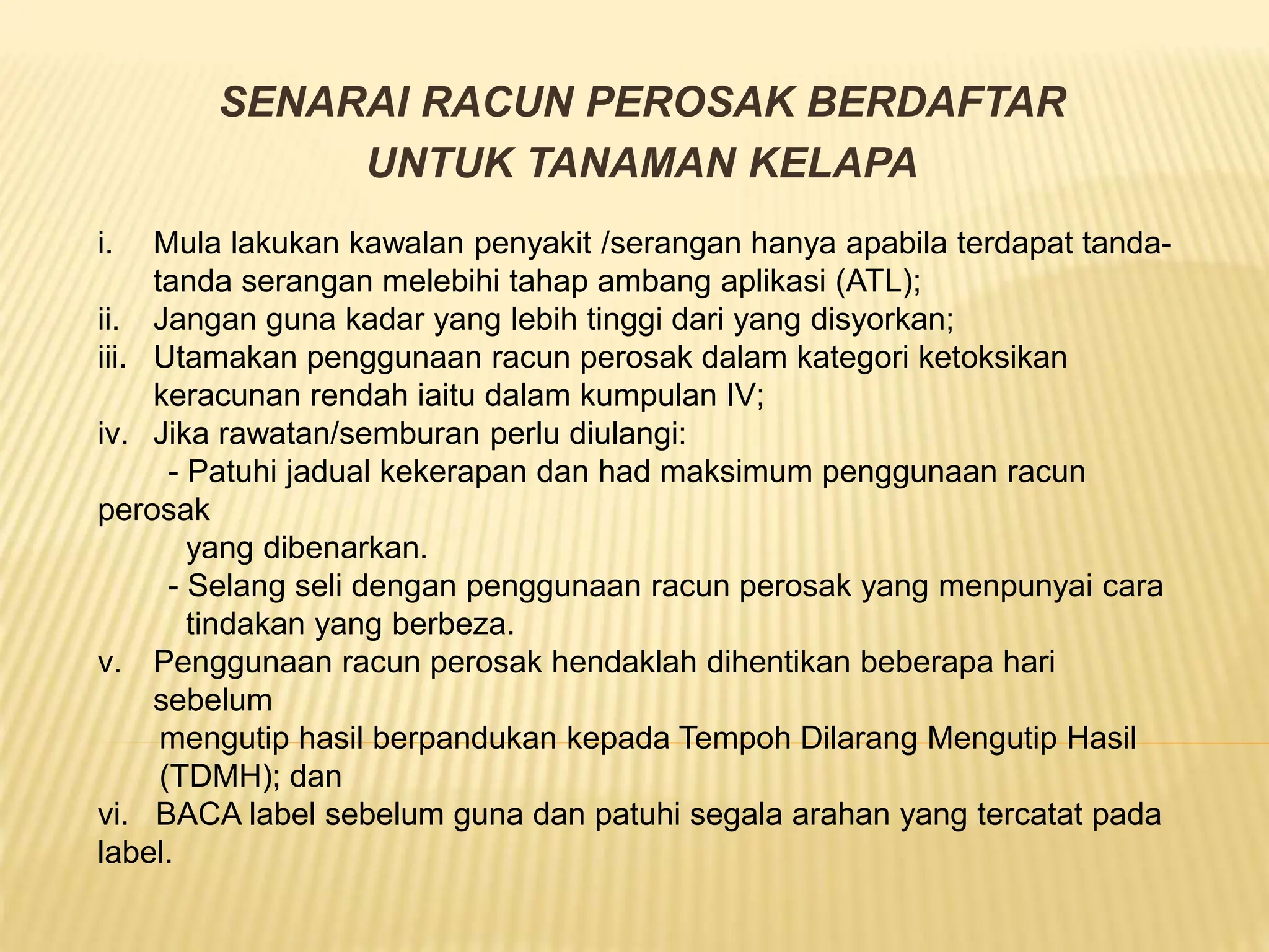 SISTEM MAKLUMAT RACUN PEROSAK KELAPA 2019.pptx