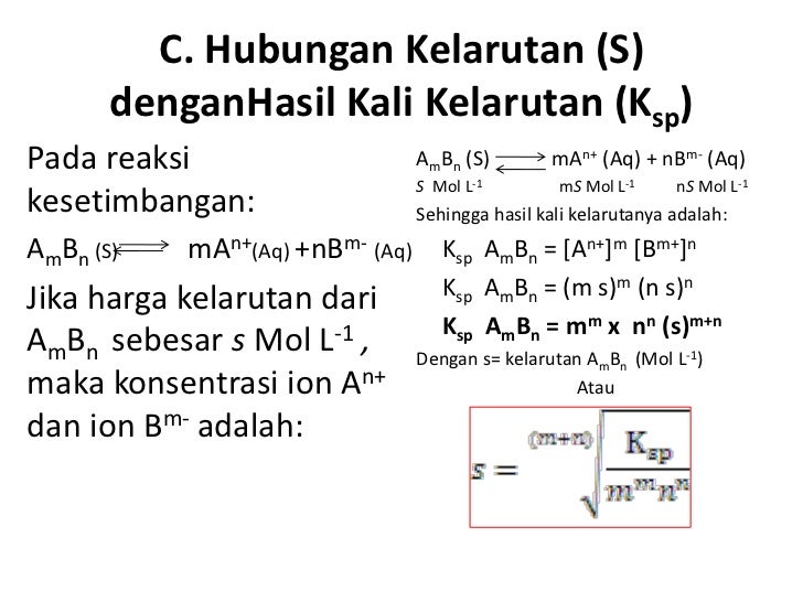 Kelarutan Dan Hasil Kali Kelarutan