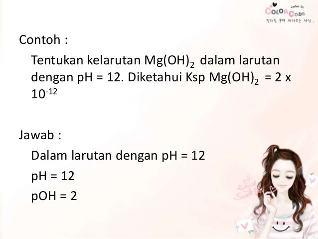 Kelarutan dan hasil kali kelarutan