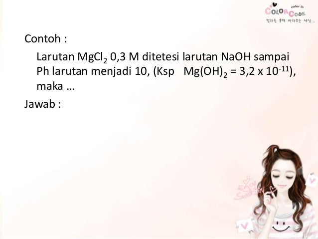 Kelarutan dan hasil kali kelarutan