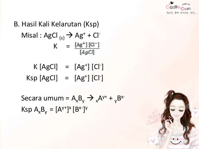 Kelarutan dan hasil kali kelarutan
