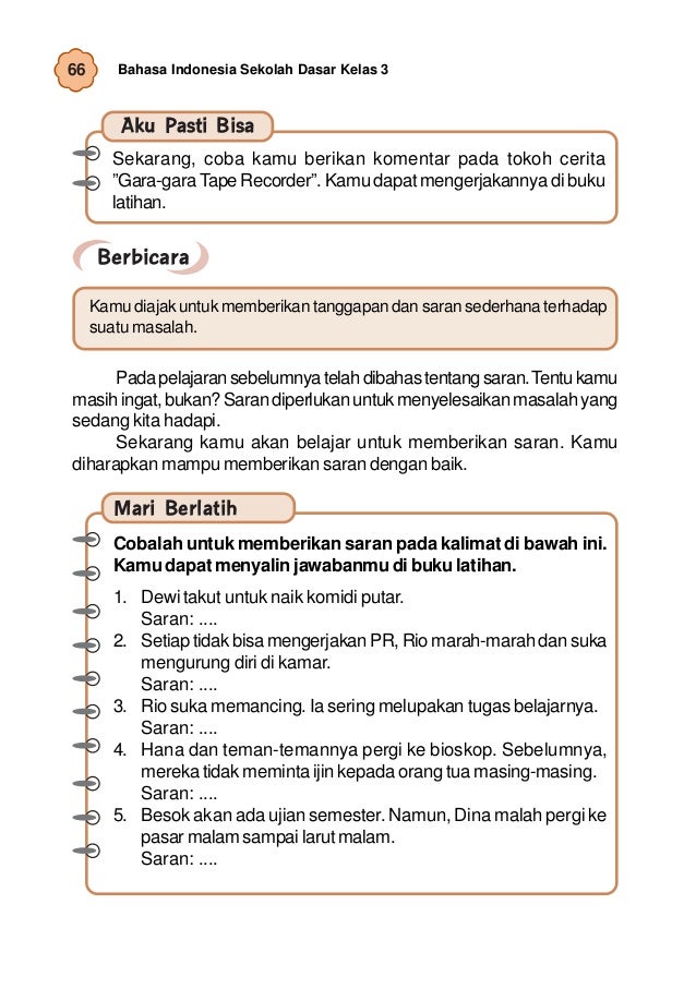 Bahasa Indonesia Sd 3