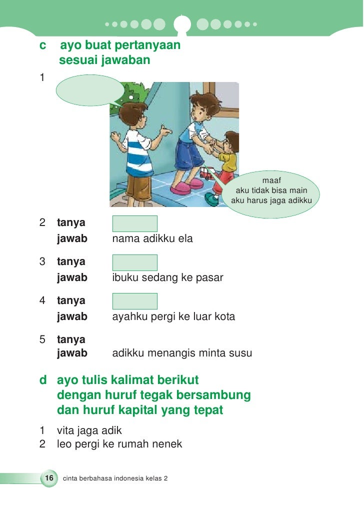 Kelas Ii Sd Bahasa Indonesia Tri Novia