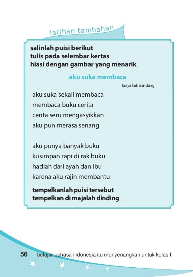 Kelas I Sd Bahasa Indonesia Ismail Kusmayadi