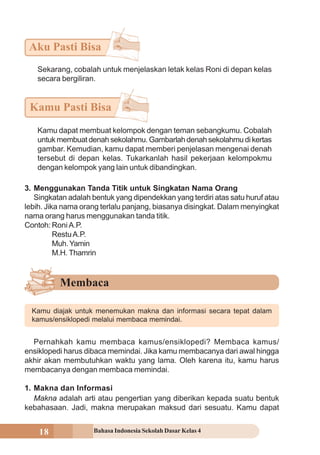 Muh Roni Bahasa Indonesia SD 4 | PDF