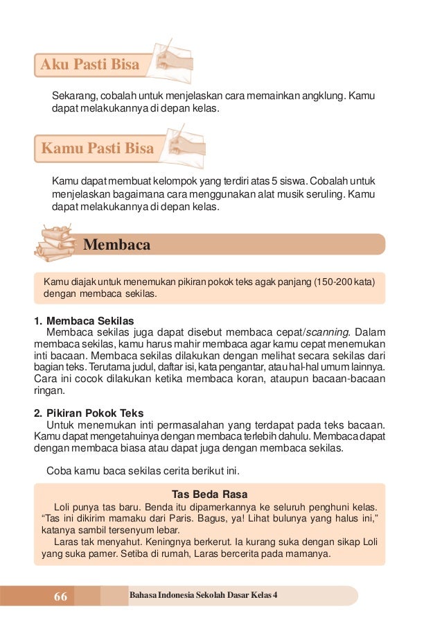 Kelas Iv Sd Bahasa Indonesia Umri Nuraini