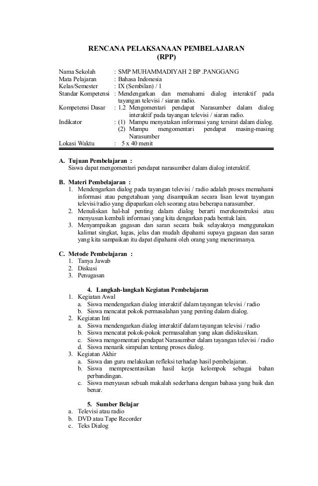 Contoh Soal Dialog Interaktif Kelas 9 Berbagi Contoh Soal