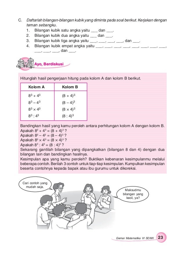 Kelas Vi Sd Matematika Yd Sumanto
