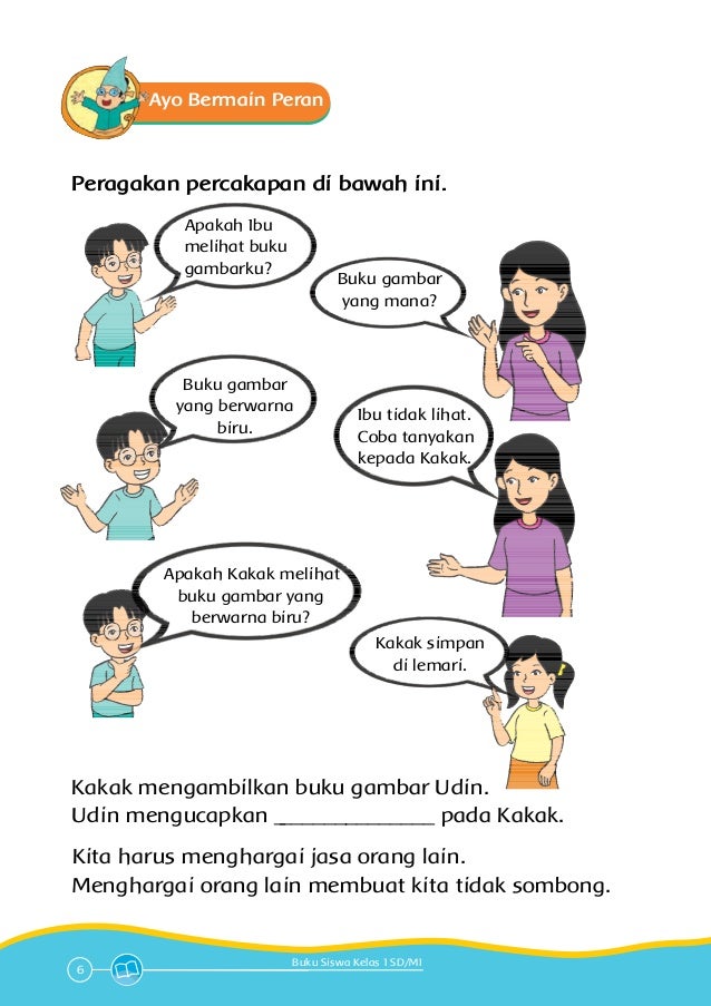 Buku Siswa SD Kelas 1 Tematik 4 Keluargaku Buku Siswa SD Kelas 1 Tematik 4 Keluargaku