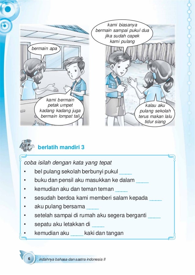 Materi bahasa indonesia kelas 2 MI