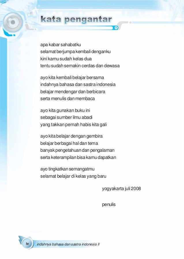 Materi bahasa indonesia kelas 2 MI