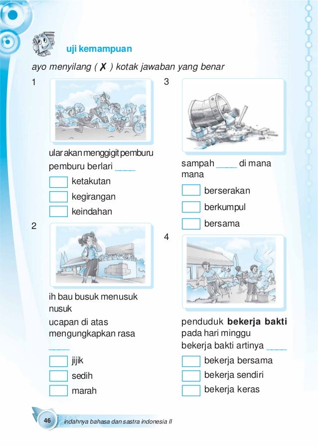 Materi bahasa indonesia kelas 2 MI
