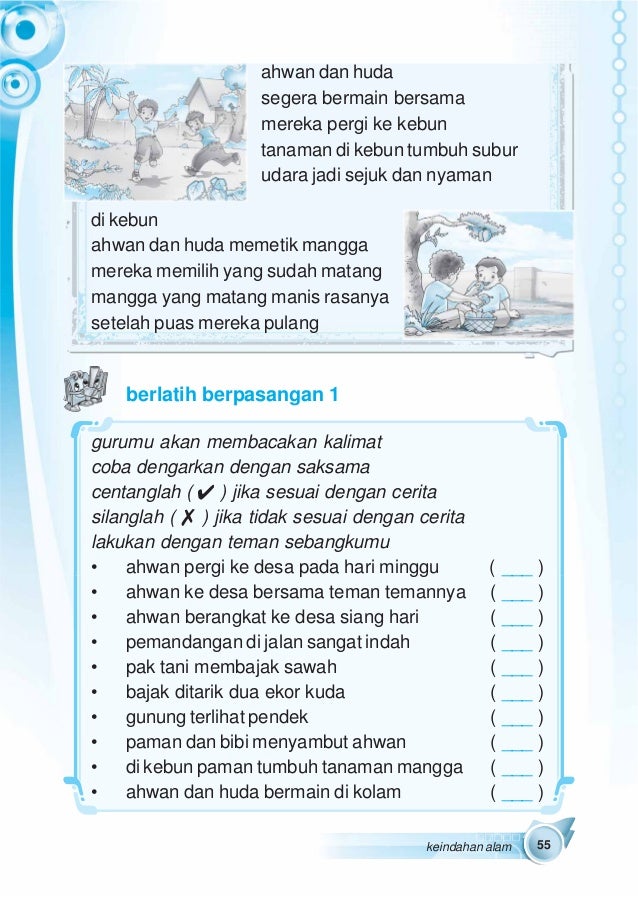 Materi bahasa indonesia kelas 2 MI