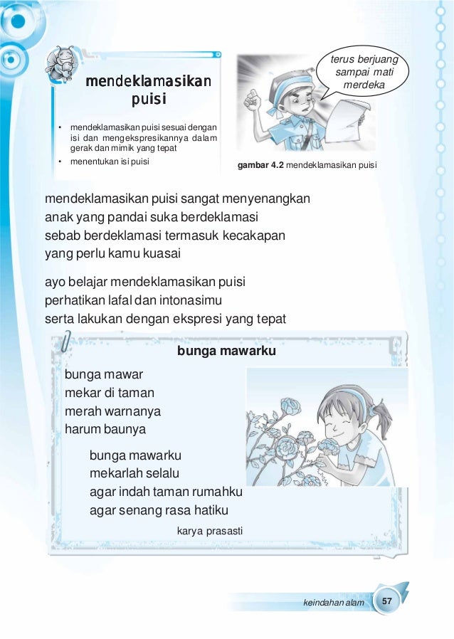  Materi  Puisi Kelas 2  Sd Jejak Belajar 