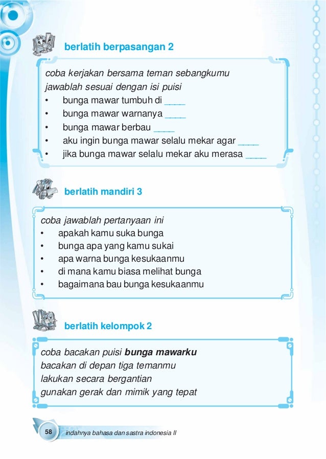 Materi bahasa indonesia kelas 2 MI