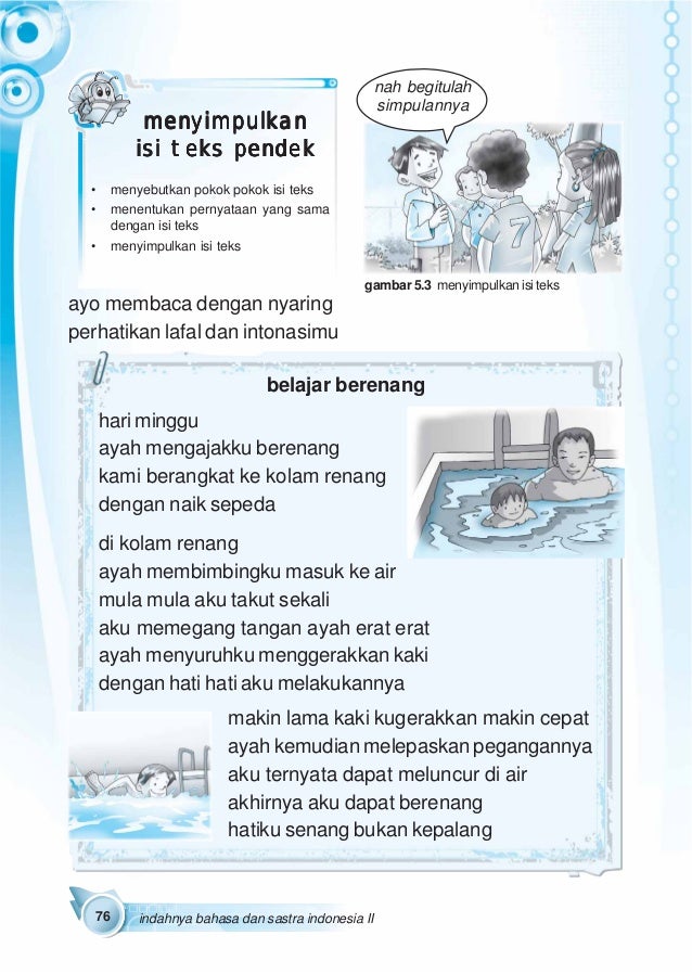 Materi Bahasa Indonesia Kelas 2 Mi