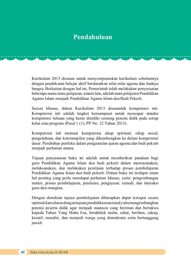 Kelas 02 Sd Pendidikan Agama Islam Dan Budi Pekerti Guru