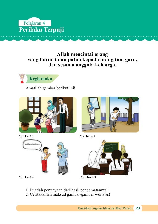 Kelas 02 Sd Pendidikan Agama Islam Dan Budi Pekerti Siswa Kelas 02 Sd Pendidikan Agama Islam Dan Budi Pekerti Siswa