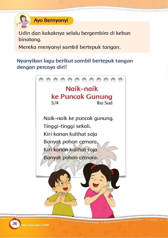 Not Angka Lagu Naik Naik Ke Puncak Gunung | NOT Lagu Terbaru