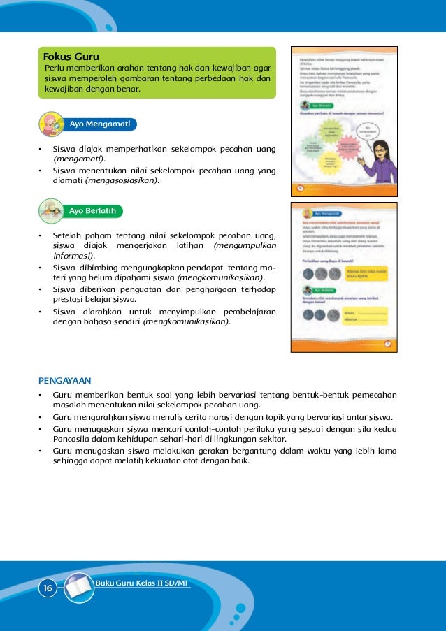 Kelas 02 Sd Tematik 4 Aku Dan Sekolahku Guru