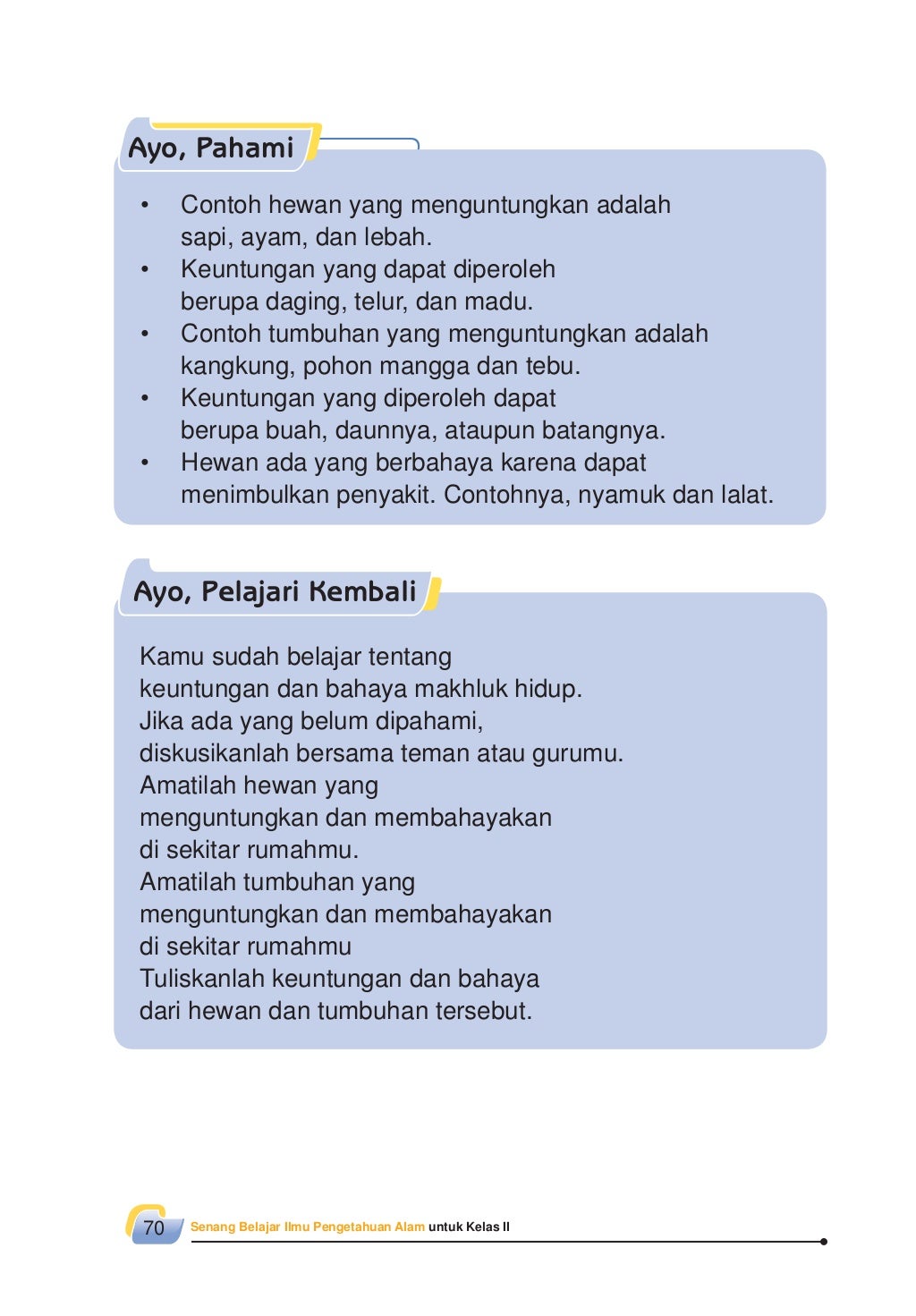 materi IPA kelas 2 MI