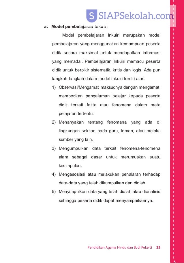 Buku Bse Kelas 03 Sd Pendidikan Agama Hindu Dan Budi Pekerti Guru