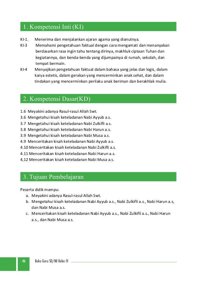 Kelas 04 Sd Agama Islam Guru