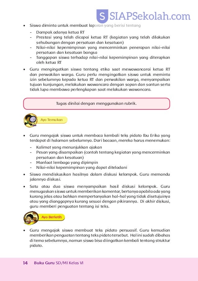 Buku Bse Kelas 06 Sd Tematik 7 Kepemimpinan Guru Buku Bse Kelas 06 Sd Tematik 7 Kepemimpinan Guru