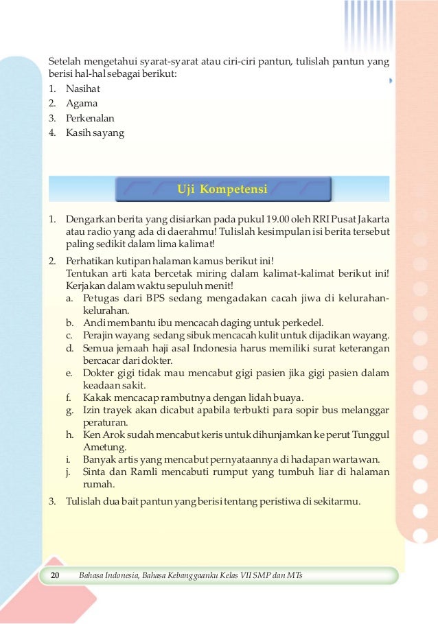 Kelas07 Bahasa Indonesia Bahasa Kebangsaanku Sarwiji