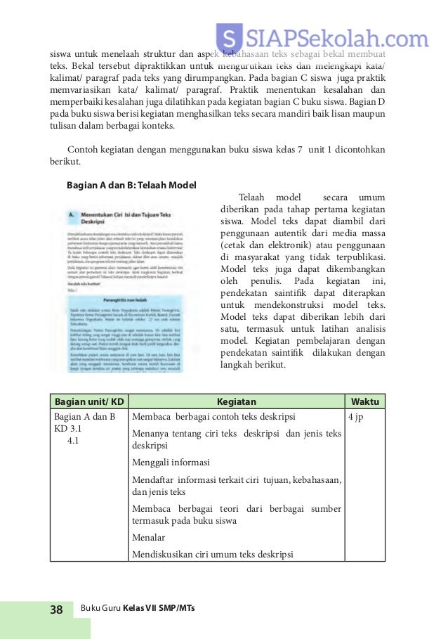 Buku Bse Kelas 07 Smp Bahasa Indonesia Guru 2017