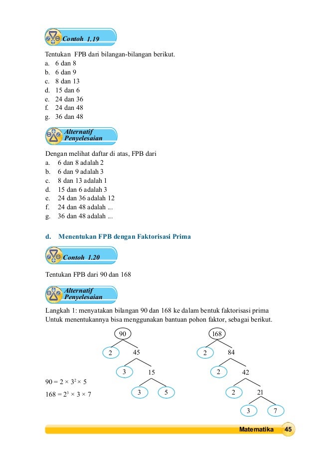 Fpb Dari 56 Dan 84 Dalam Bentuk Faktorisasi Prima Adalah