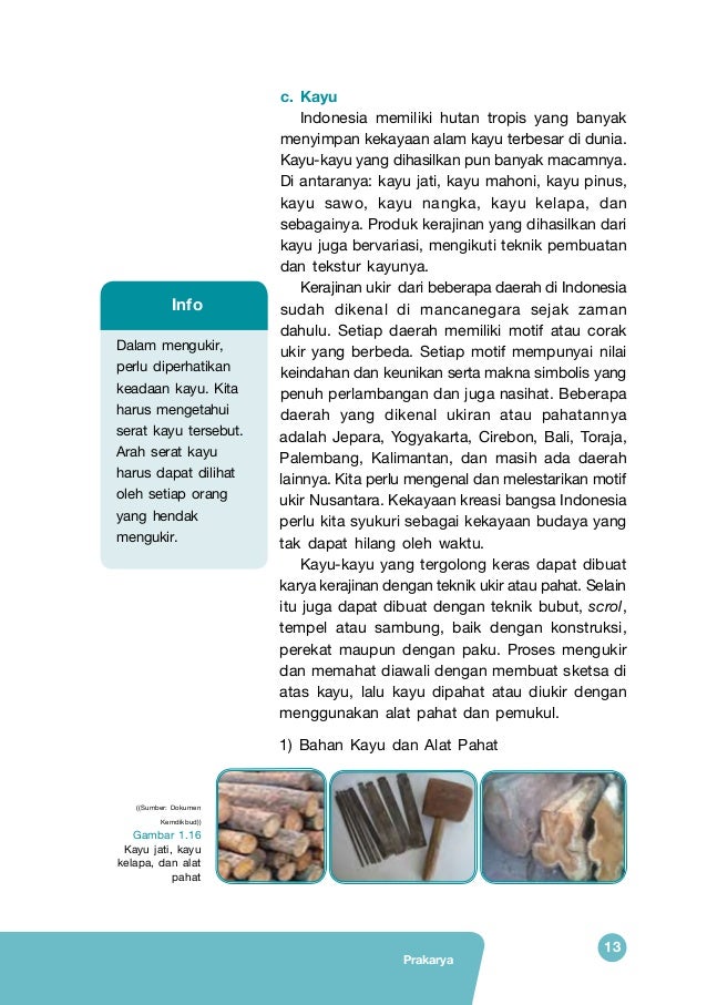 Buku Siswa Kurikulum 2013 Kelas 7 Prakarya