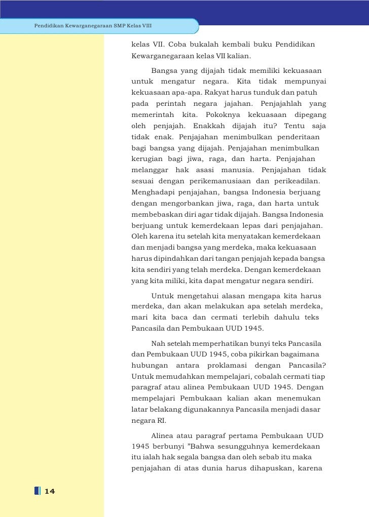 Konsep Dan Urgensi Pendidikan Kewarganegaraan Dalam