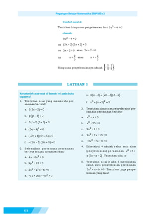 Pegangan Belajar Matematika SMP/MTs 3




172
 