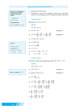 Pegangan Belajar Matematika SMP/MTs 3




174
 