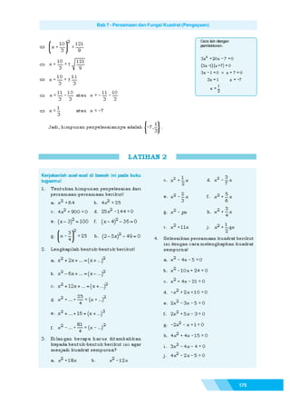 Bab 7 - Persamaan dan Fungsi Kuadrat (Pengayaan)




                                                   175
 