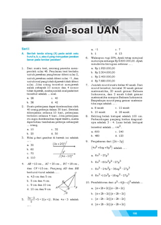 Soal-soal UAN




                195
 