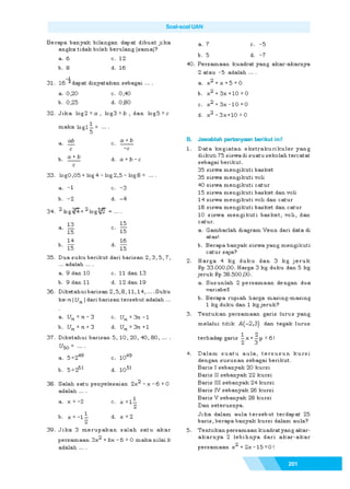 Soal-soal UAN




                201
 