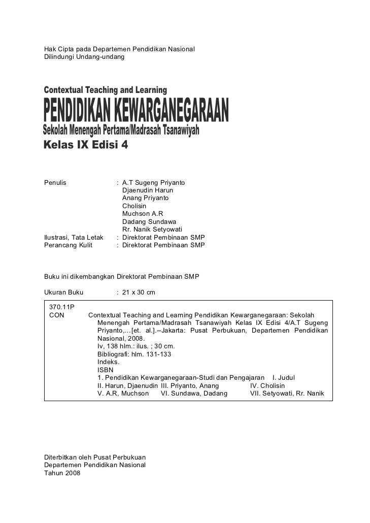Pkn Kelas 9