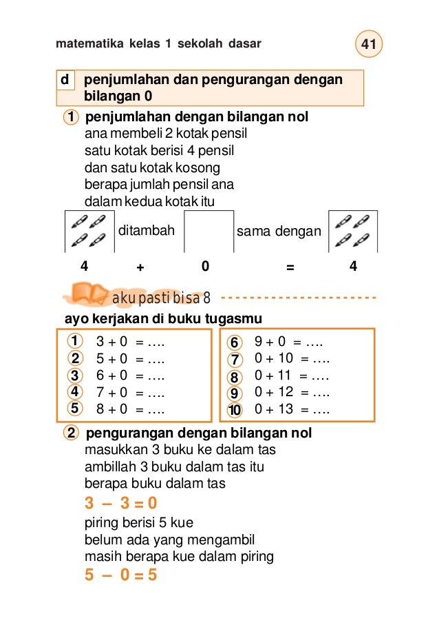 Matematika Untuk Kelas 1 Sd Mi